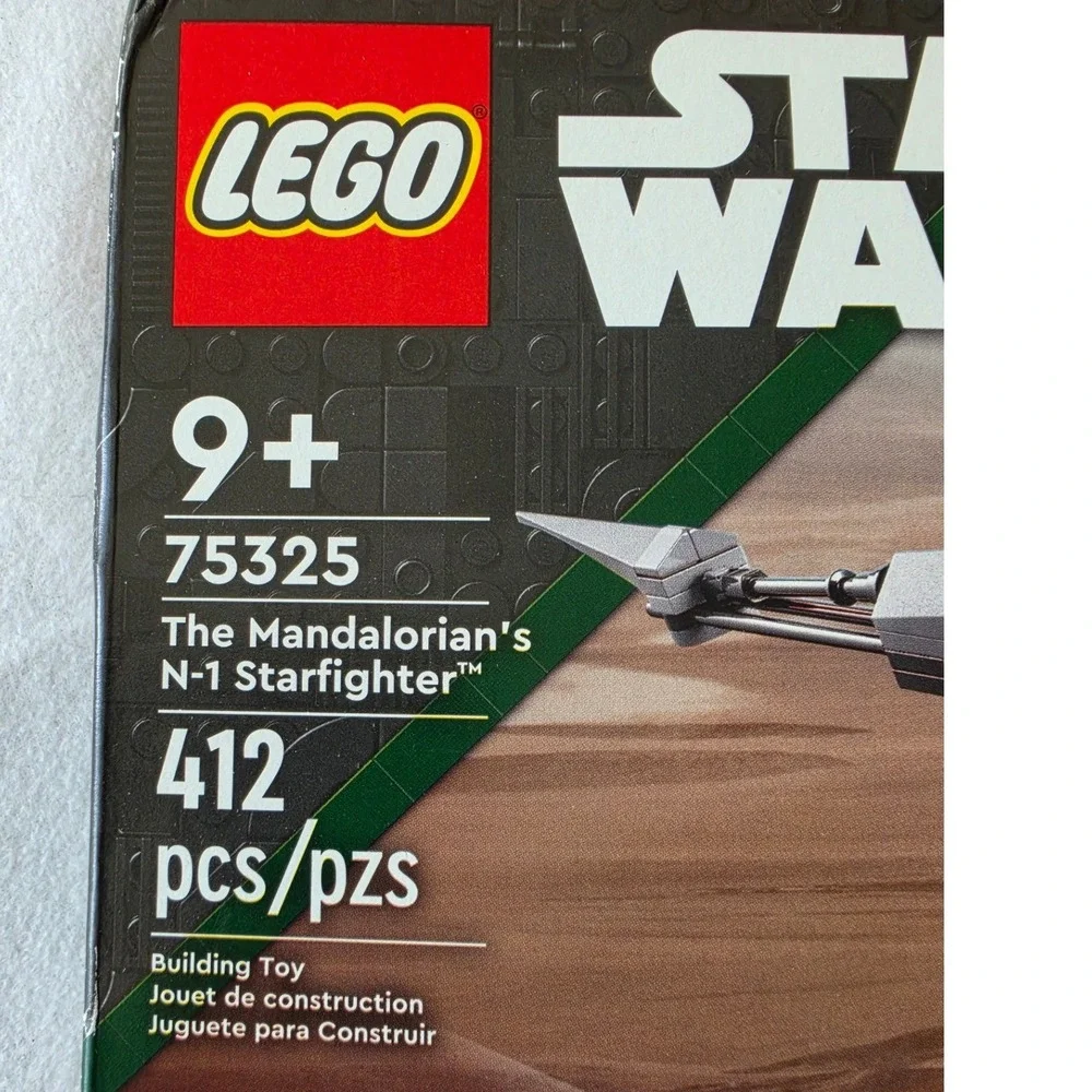 LEGO Star Wars The Mandalorian N-1 Starfighter 75325 Grogu Peli Motto BD Droid